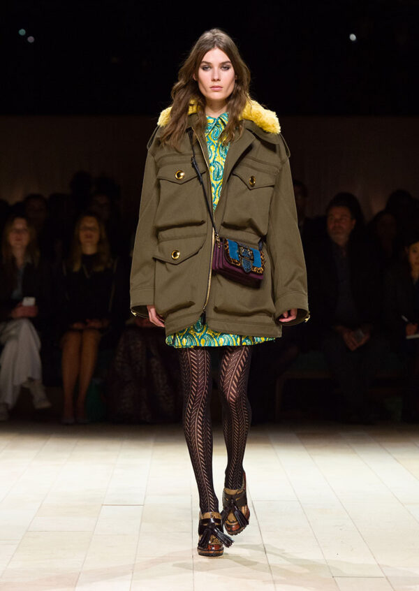 Parka di Burberry autunno inverno 2016 2017, photo: Burberry