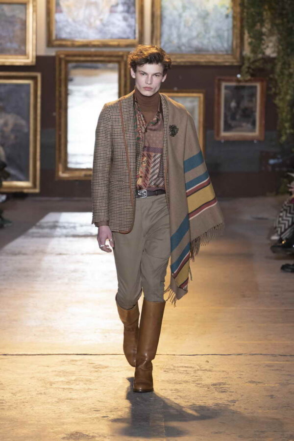 Etro sfilata collezione uomo autunno inverno 2020 2021
