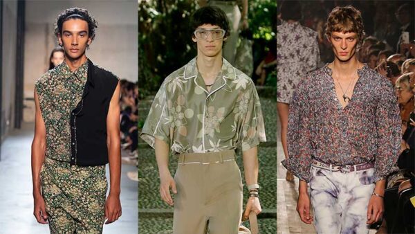 Moda uomo, le tendenze estate 2020. Stampe floreali per lui? Perché no...? Sfilate N21, Fendi, Isabel Marant