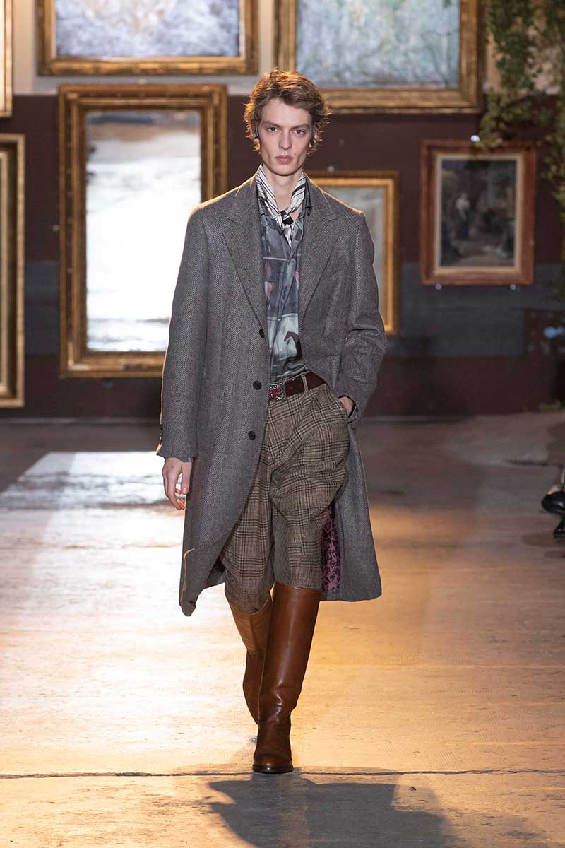 Nuove tendenze moda uomo autunno inverno 2020 2021 - Sfilata Etro - Photo courtesy of Etro