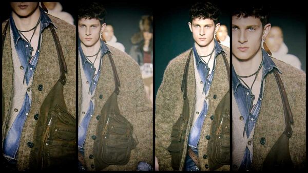 Tendenze moda uomo inverno 2020 2021. Tornano i cardigan del nonno. Aggiorna il tuo look! - Sfilata Dsquared2