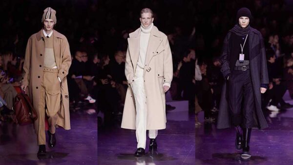 Tendenze moda uomo inverno 2020 2021. Tornano i cappotti lunghi da uomo. Photo courtesy of Boss