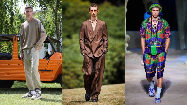 10 nuovissime tendenze moda uomo primavera estate 2021. 10 trends che devi conoscere. Photo: Iceberg, Ermenegildo Zegna, Versace