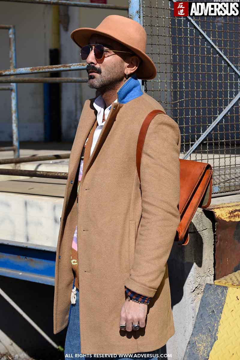 Moda street style uomo durante la Milano Fashion Week. Gli uomini da Dsquared2
