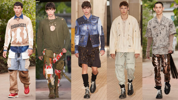 Tutti vogliono qualcosa dalla collezione uomo Dsquared2. Moda uomo estate 2022 - Foto Dsquared2