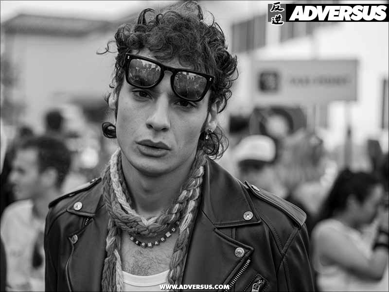 I look street style dei modelli al termine della sfilata Dsquared2 Uomo Estate 2023
