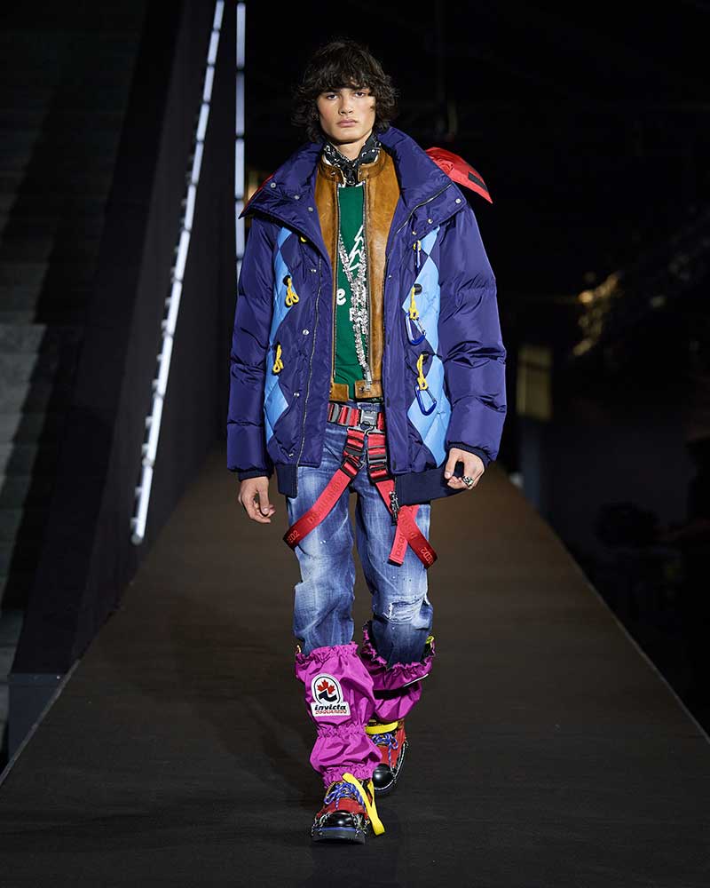 Ecco come i nuovi jeans uomo per l'inverno 2022 2023, i trend moda di Dsquared2 - Photo courtesy of Dsquared2