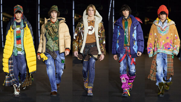 Ecco come i nuovi jeans uomo per l'inverno 2022 2023, i trend moda di Dsquared2 - Photo courtesy of Dsquared2