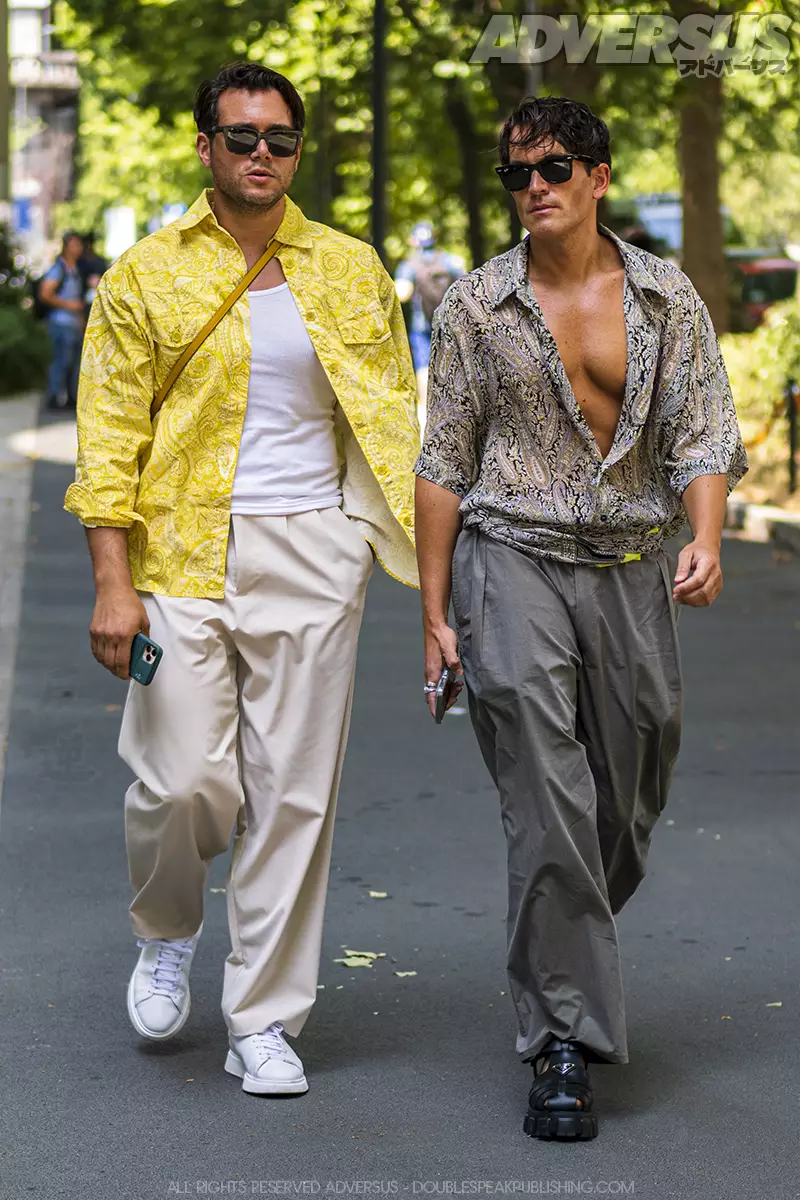 Moda uomo street style da Etro - Foto ADVERSUS