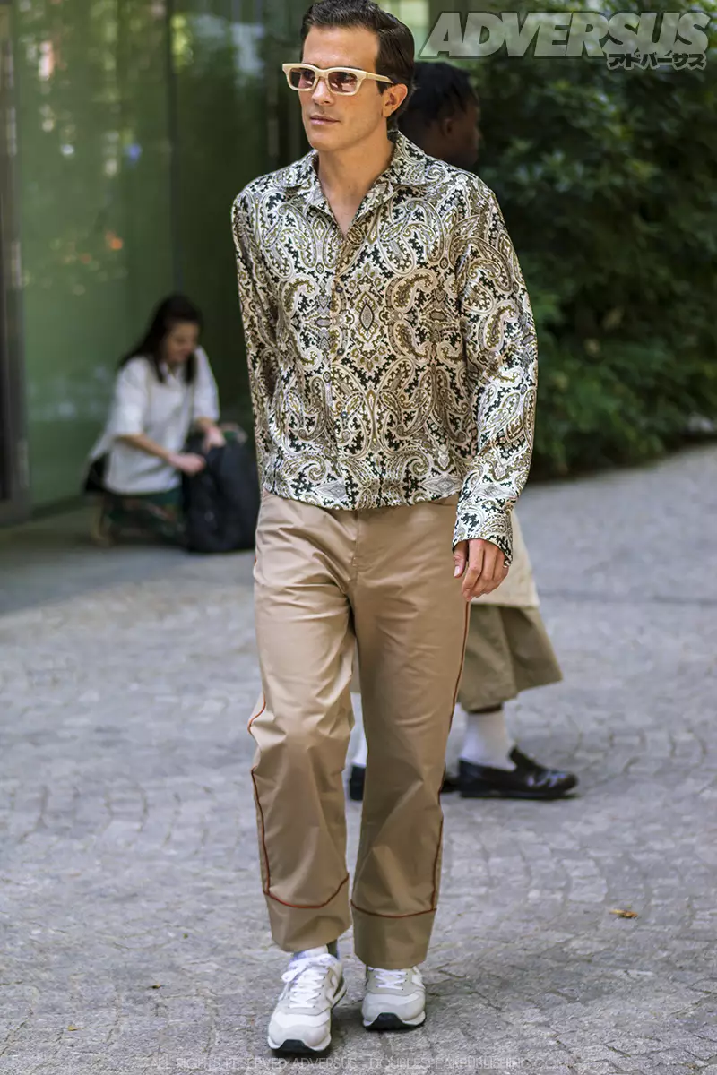 Moda uomo street style da Etro - Foto ADVERSUS