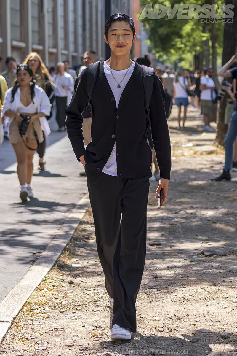 Moda uomo street style autunno 2022 2023 - Foto ADVERSUS