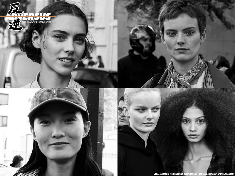 Modelle da Hermes alla Paris Fashion Week - Photo Charlotte Mesman