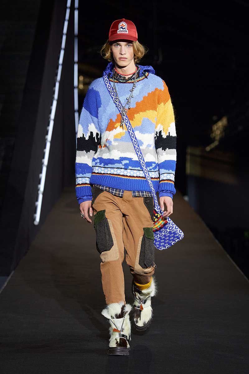 Moda uomo inverno 2022 2023 Photo courtesy of Dsquared2/Invicta