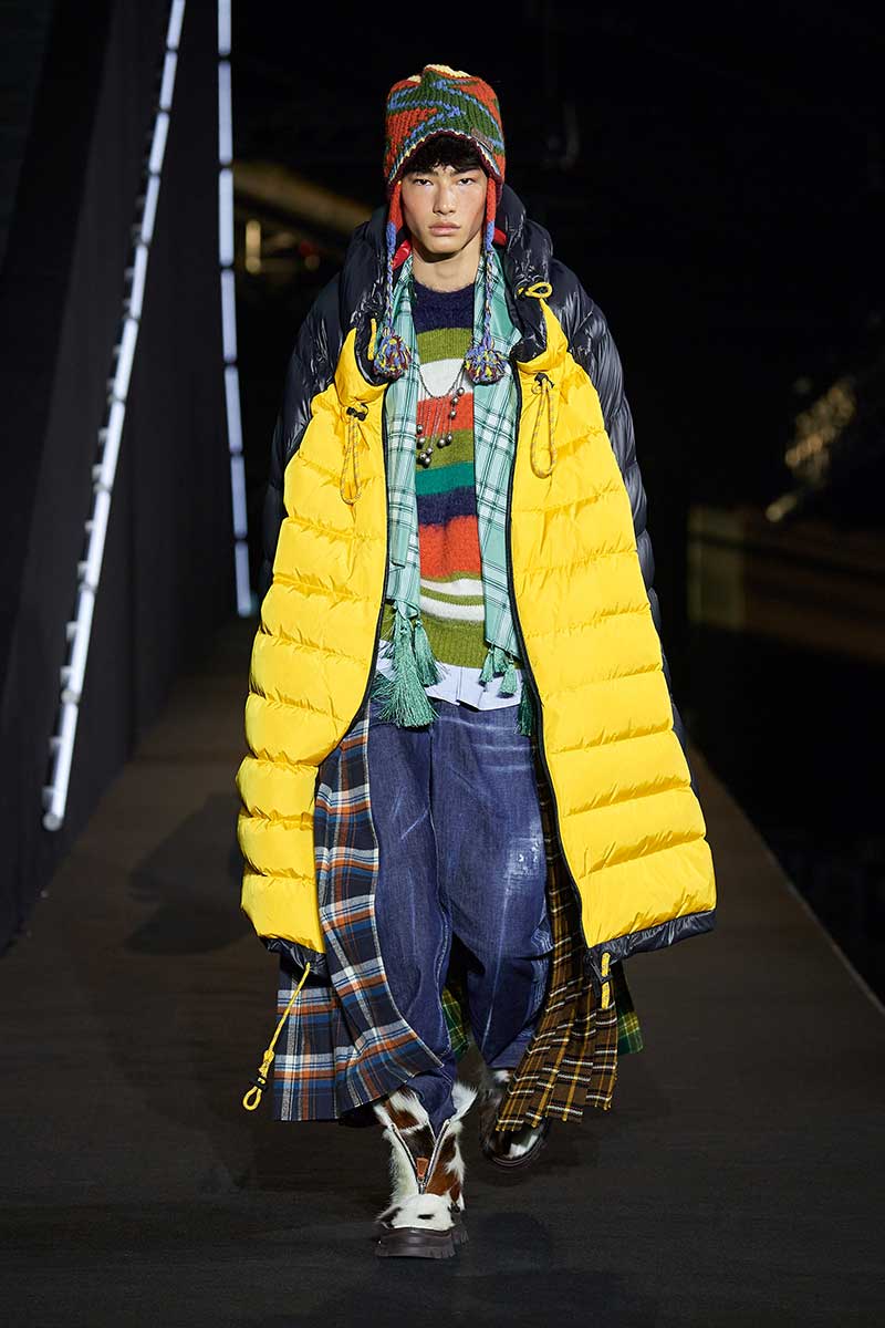 4 Cappotti invernali, lunghi ed eleganti (e soprattutto caldi). Photo courtesy of Dsquared2