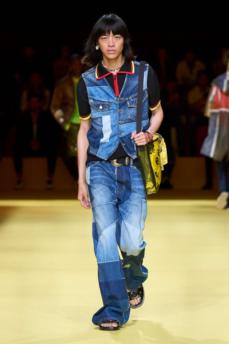 Tendenze moda jeans uomo estate 2023 - Photo courtesy of Dsquared2