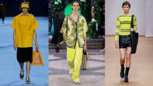 Trend moda uomo estate 2023: Colore! Photo Courtesy of FENDI, Versace e Prada