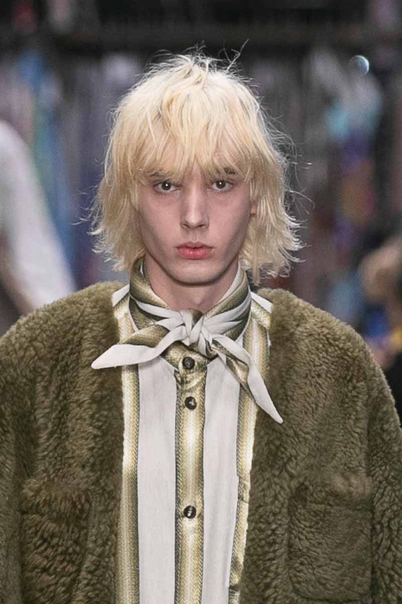 Tendenze capelli uomo 2023 - Photo courtesy of Etro