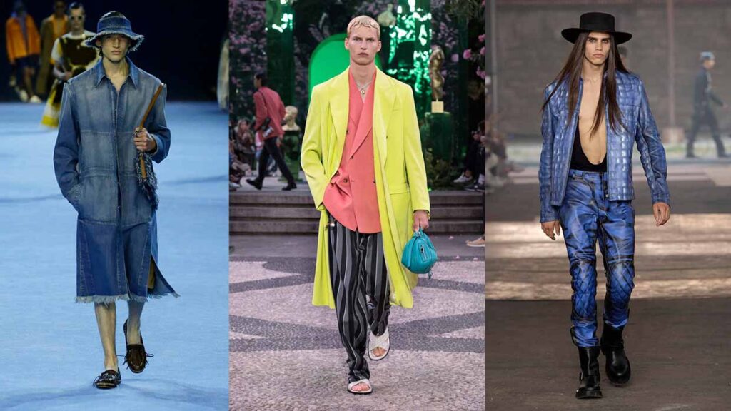 Tendenze moda uomo estate 2023 - Foto FENDI, Versace, Moschino