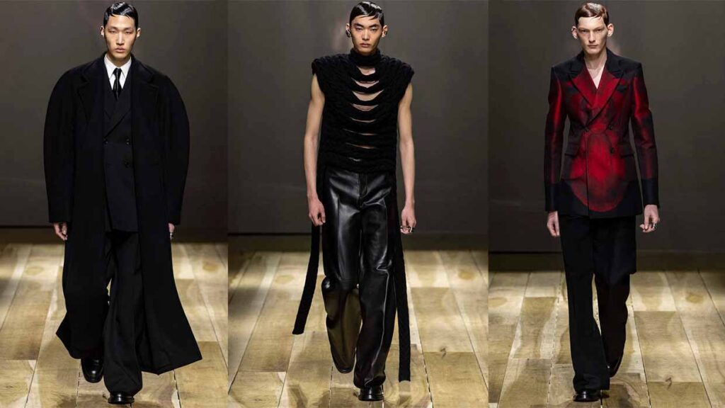 Alexander McQueen collezione inverno 2023 2024 - Photo courtesy of Alexander McQueen