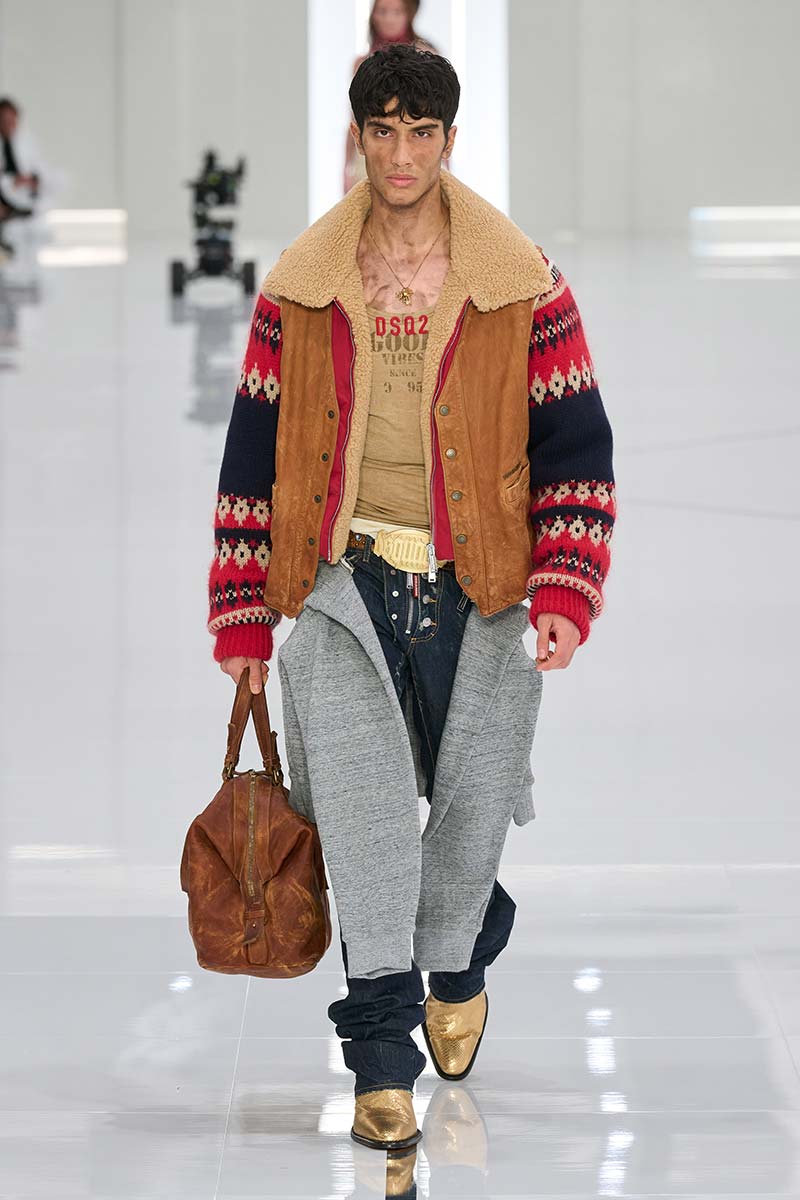 La collezione moda uomo di Dsquared2 per l'autunno inverno 2024 2025 - Photo courtesy of Dsquared2