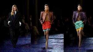 Saint Laurent donna primavera estate 2025 - Photo courtesy of Saint Laurent