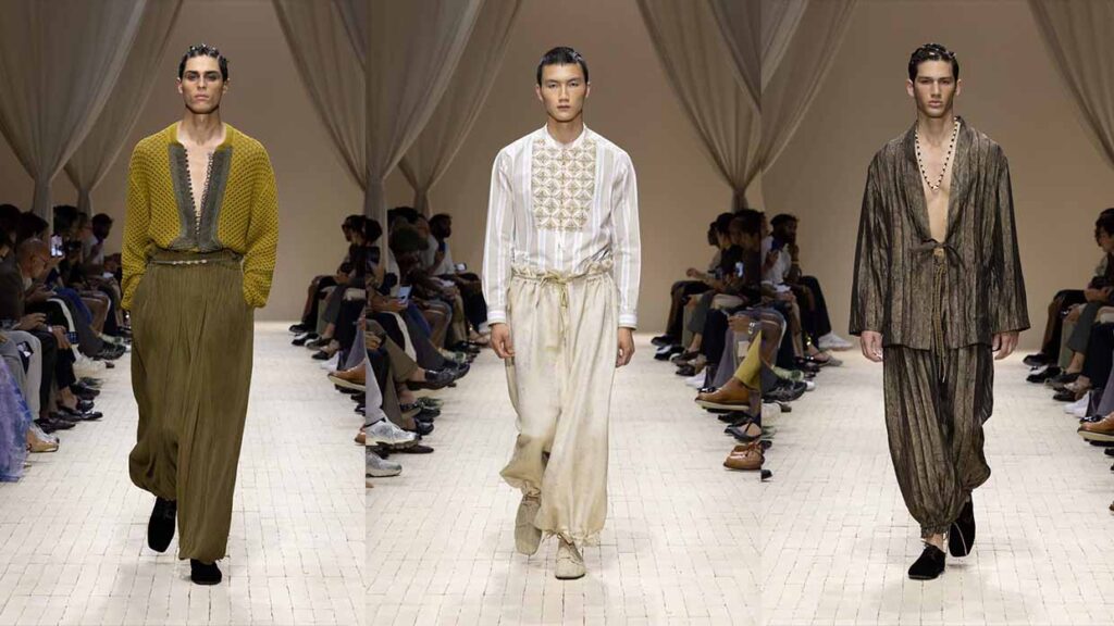 Emporio Armani primavera estate 2026 - Photo courtesy of Giorgio Armani