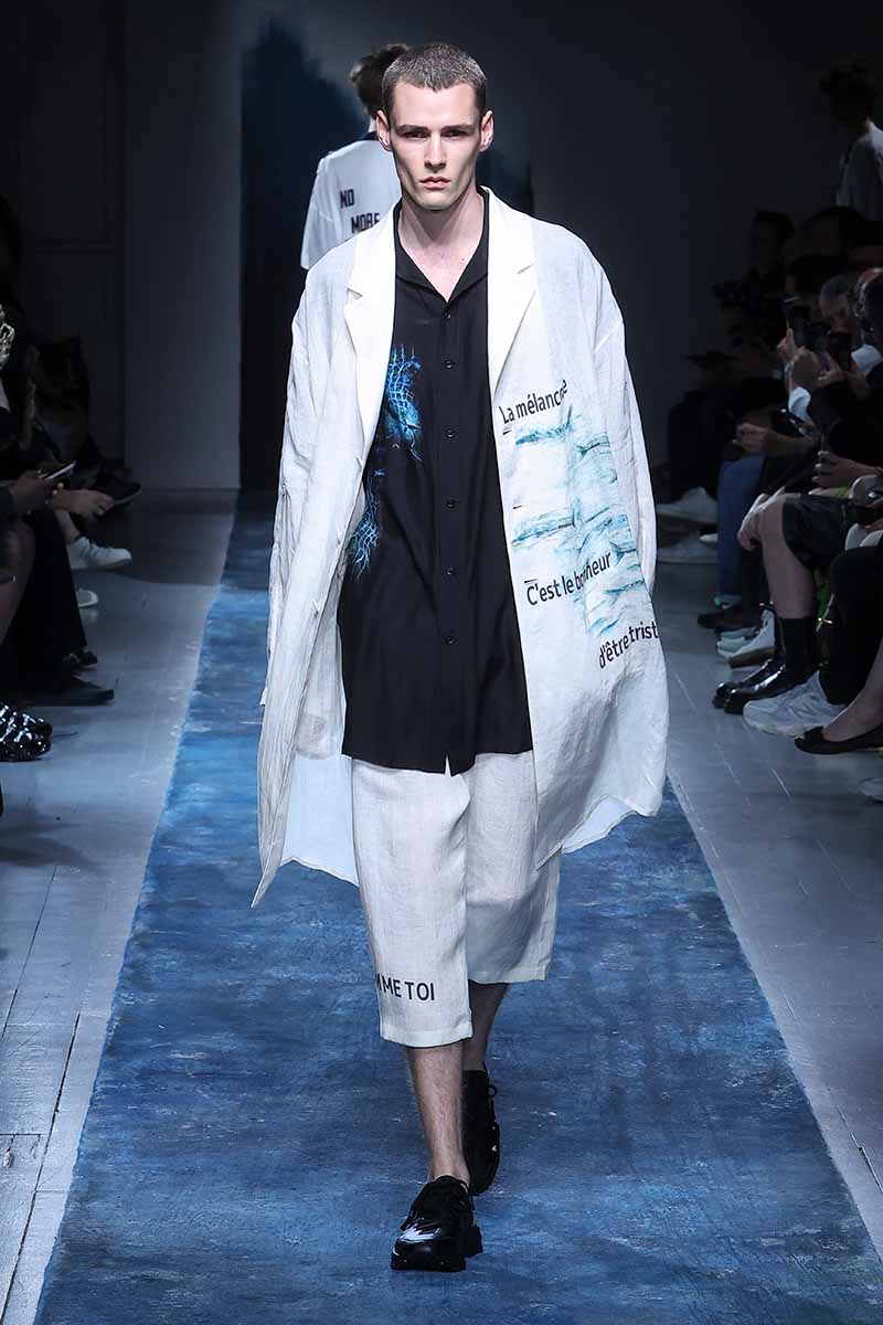 Yohji Yamamoto collezione uomo primavera estate 2026 - Photo courtesy of Yohji Yamamoto