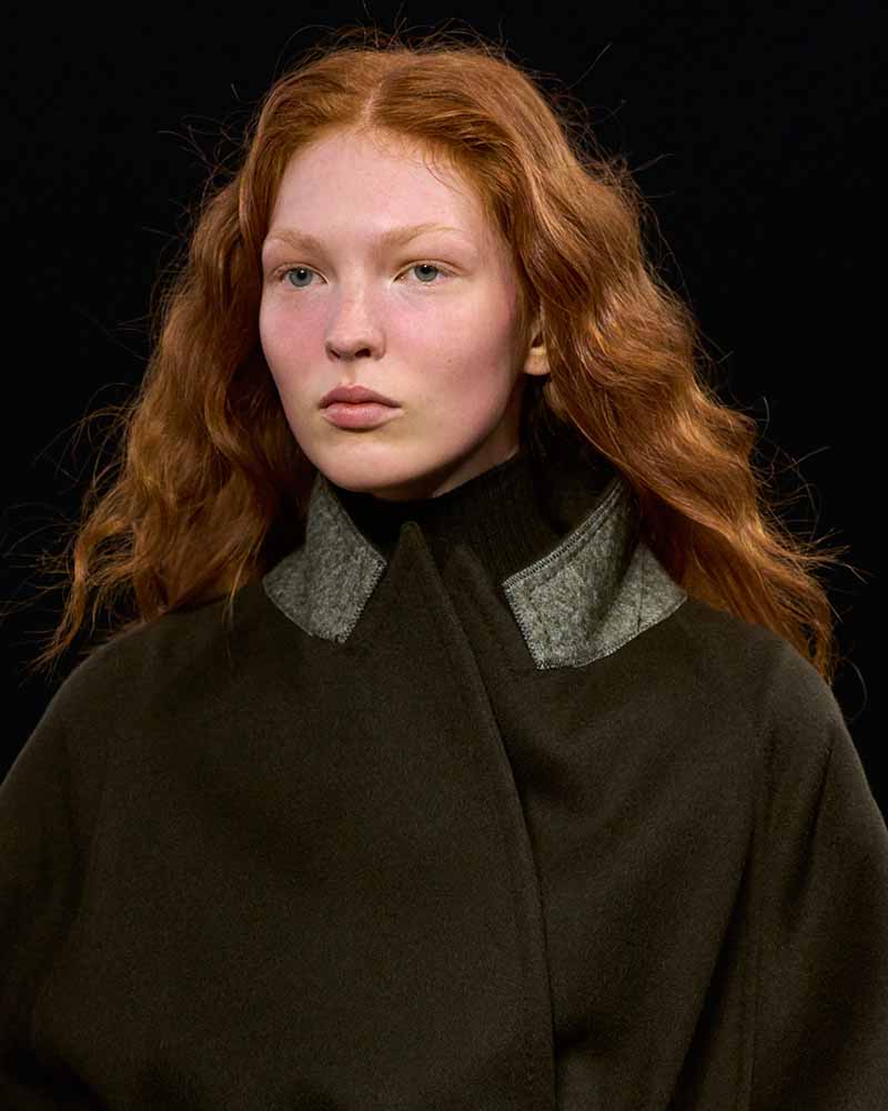 Zuza Bryk on the catwalk for Max Mara Fall Winter 2025 - Photo courtesy of Max Mara