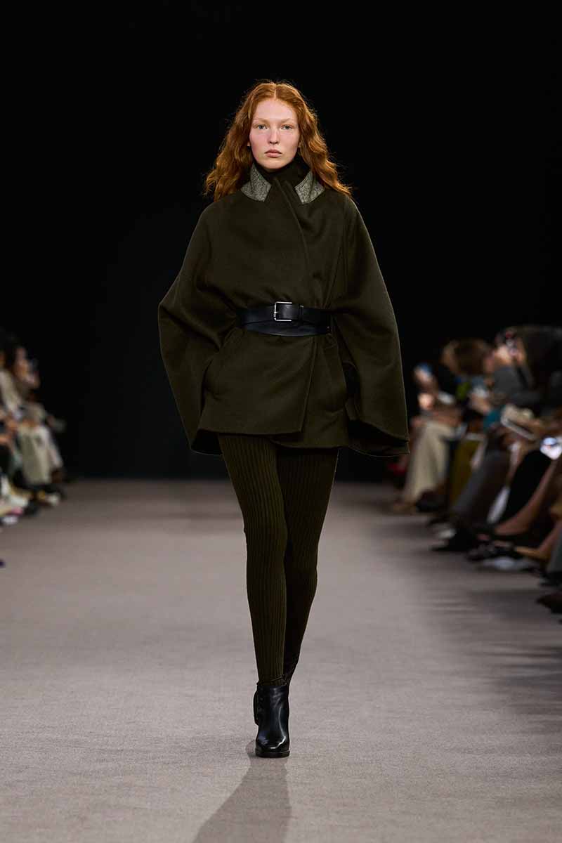 Zuza Bryk on the catwalk for Max Mara Fall Winter 2025 - Photo courtesy of Max Mara