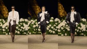 Saint Laurent collezione donna primavera estate 2025 - Photo courtesy of Saint Laurent