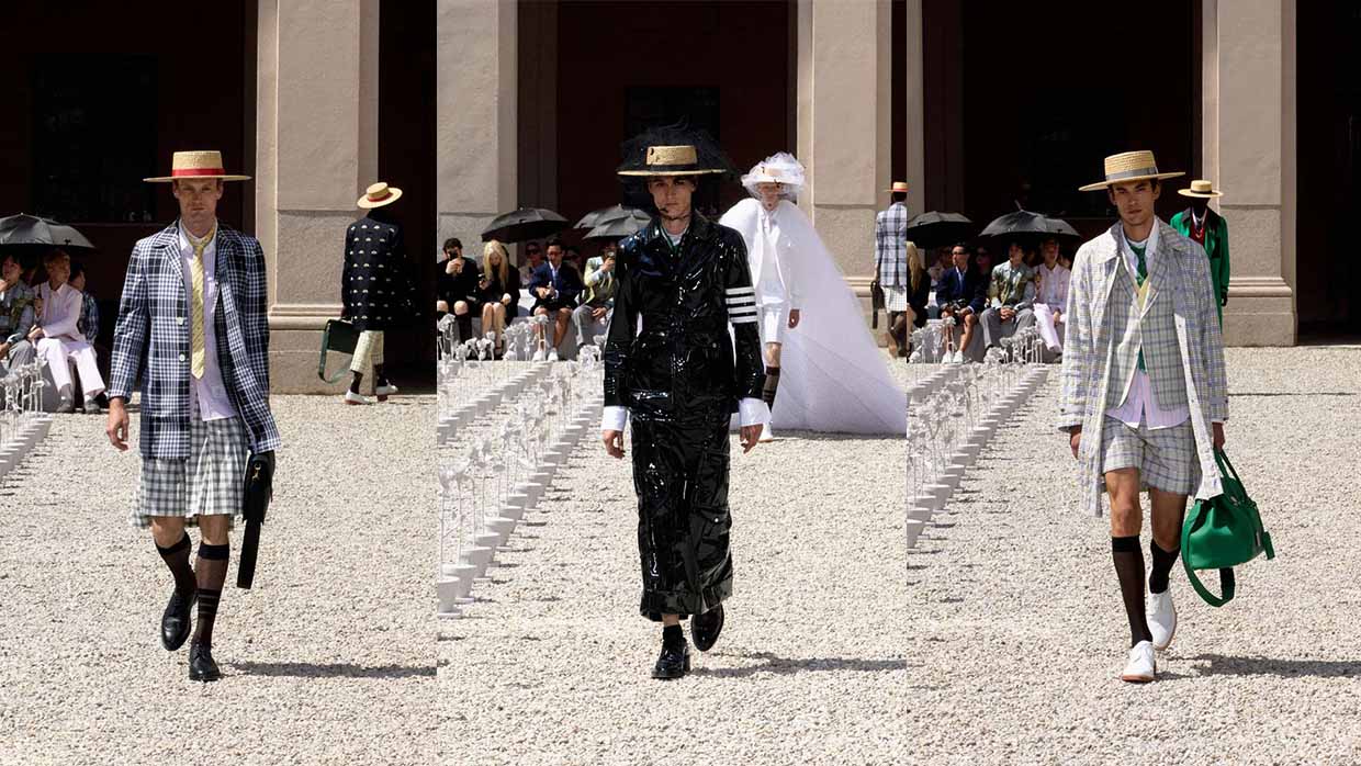 Thom Browne collezione uomo primavera estate 2027 - Photo courtesy of Thom Browne