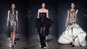 McQueen primavera estate 2027: angeli nel buio - Photo courtesy of McQueen