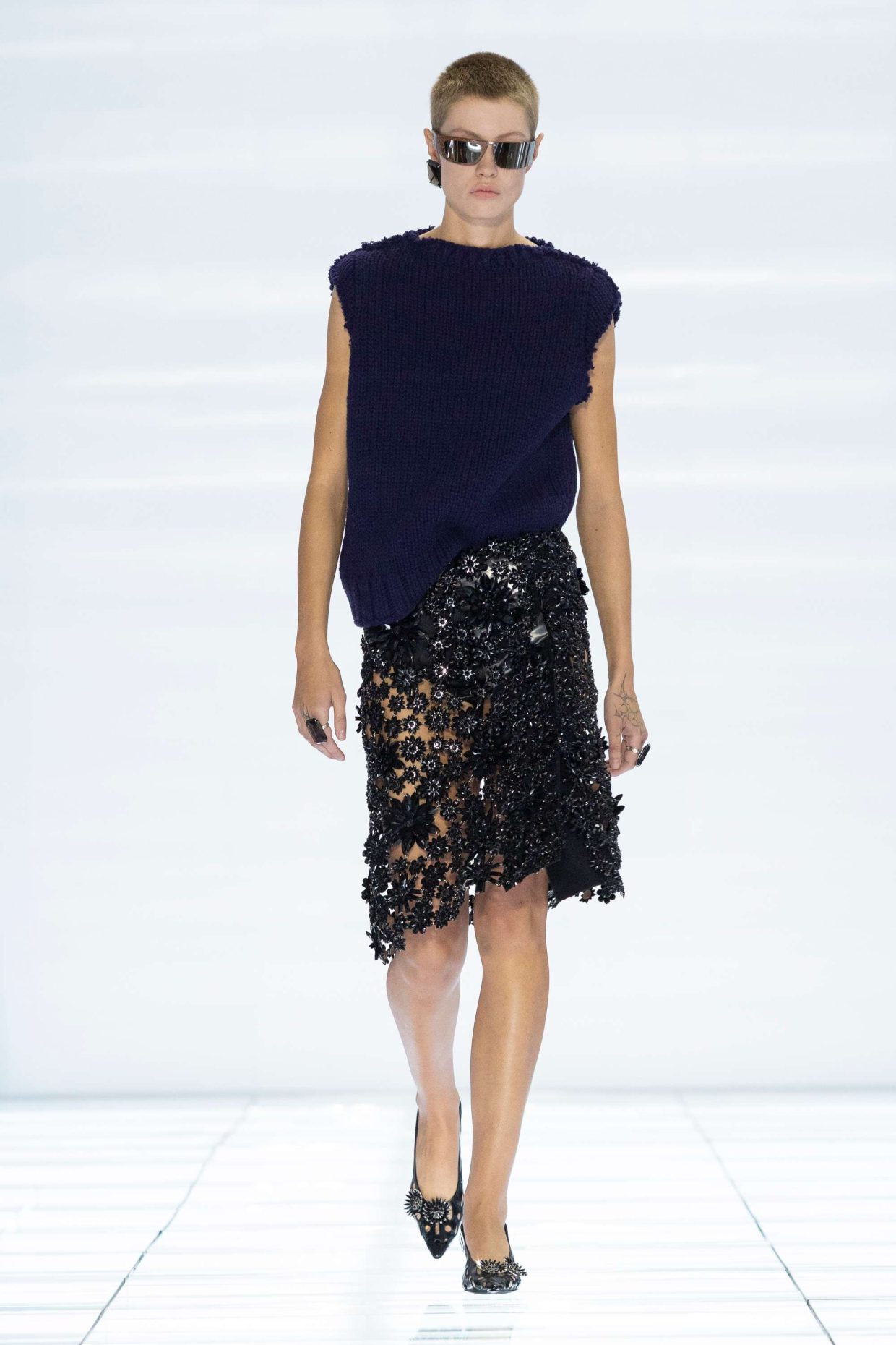 Sfilata Prada donna primavera estate 2027: The skirt - Photo courtesy of Prada