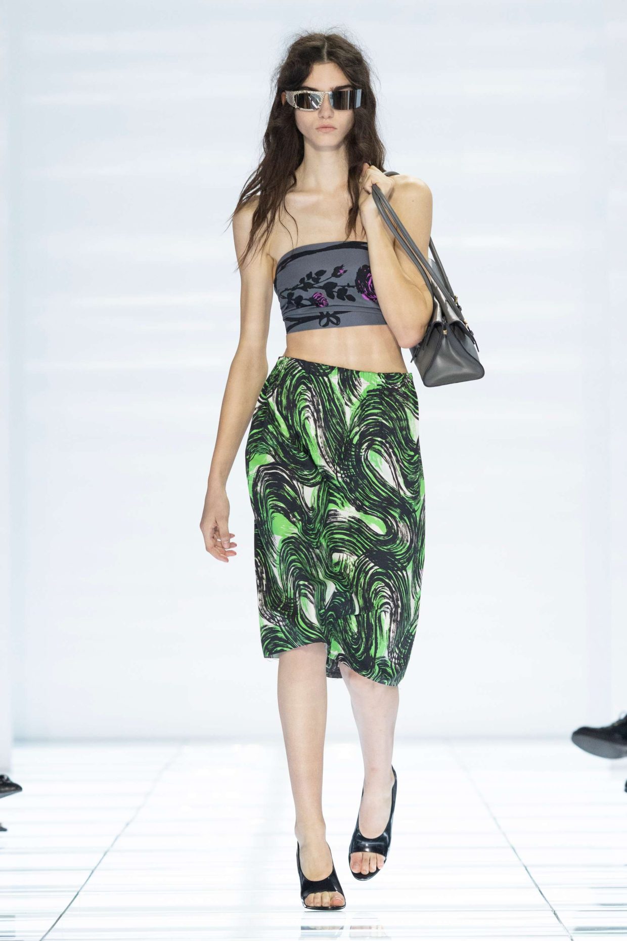Sfilata Prada donna primavera estate 2027: The skirt - Photo courtesy of Prada