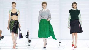 Sfilata Prada donna primavera estate 2027: The skirt - Photo courtesy of Prada