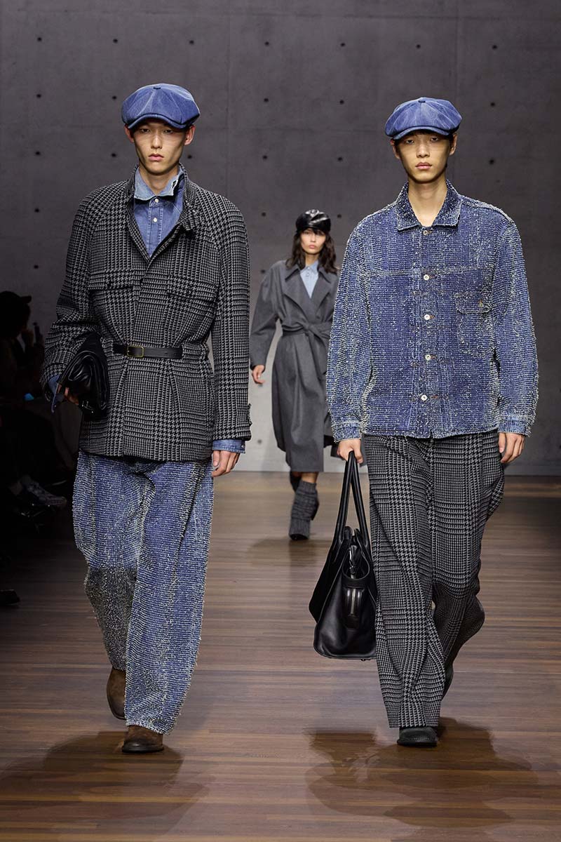 Le tendenze denim uomo per l'inverno 2026-2027 - Photo courtesy of Emporio Armani