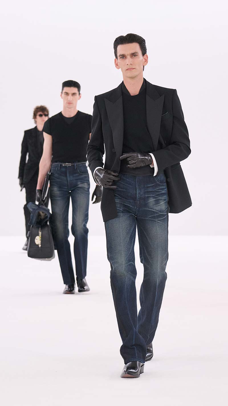 Le tendenze denim uomo per l'inverno 2026-2027 - Photo courtesy of Tom Ford